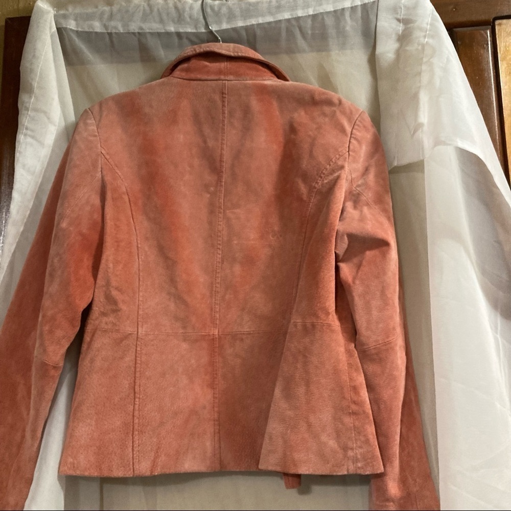 Relativity Suede Leather Shell Jacket - Picture 8 of 8